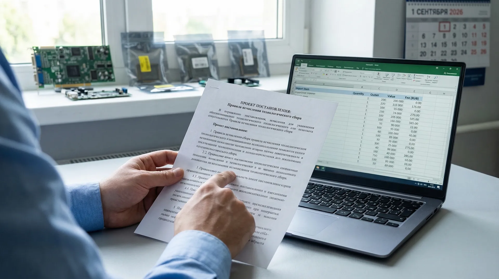 Technical assembly for electronics: calculation rules submitted for discussion