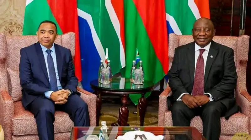 Madagascar has enlisted the support of South Africa for the status of a BRICS partner — the application may be considered at the summit in India.