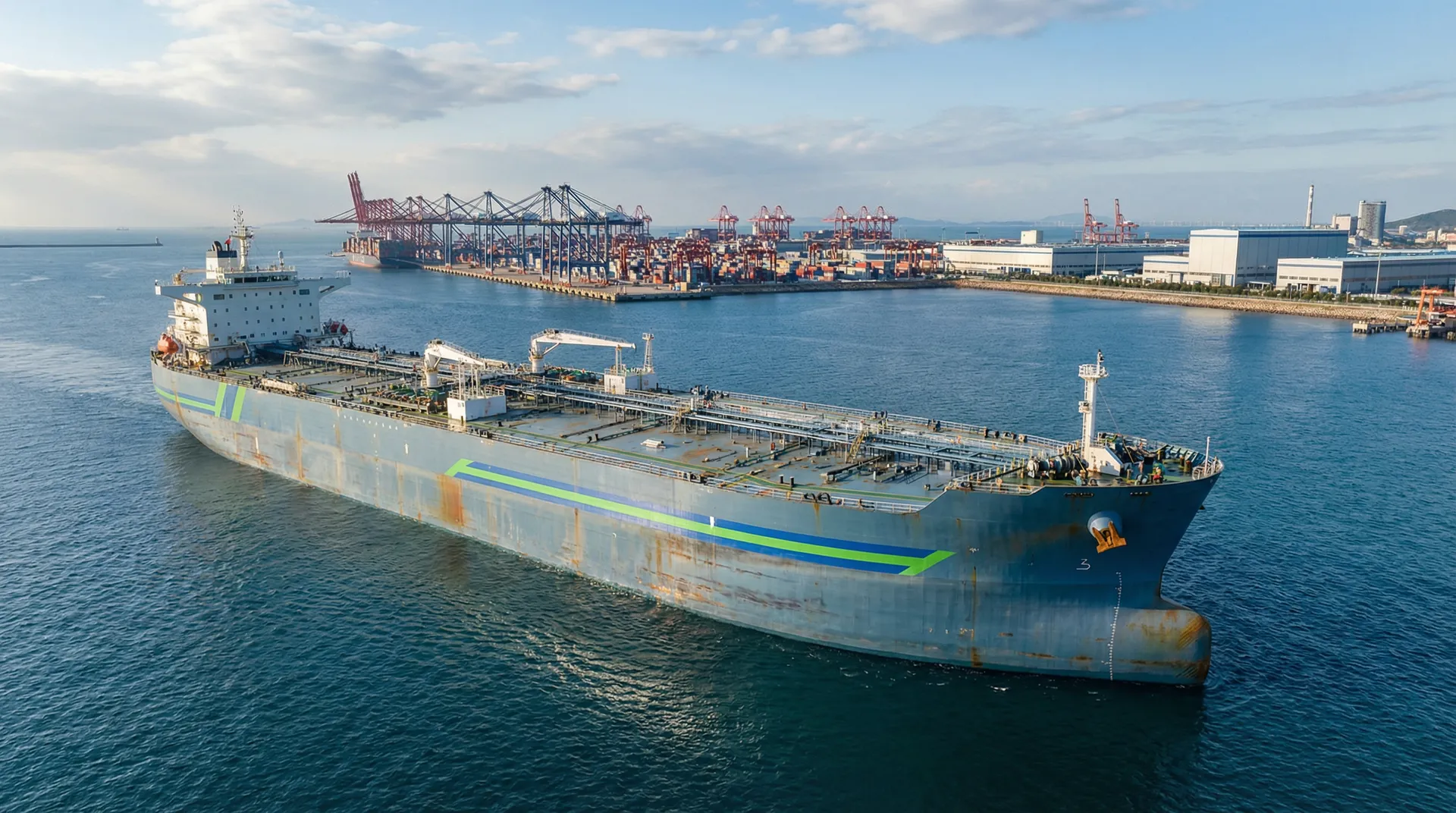 China has commissioned the world's first smart supertanker powered by methanol